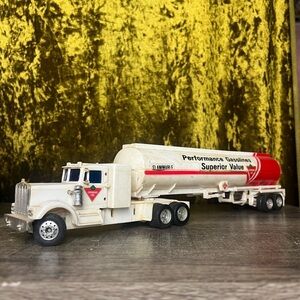 Vintage Canadian Tire Toy Fuel Tanker Truck Set